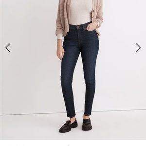 EUC Madewell high rise skinny jeans